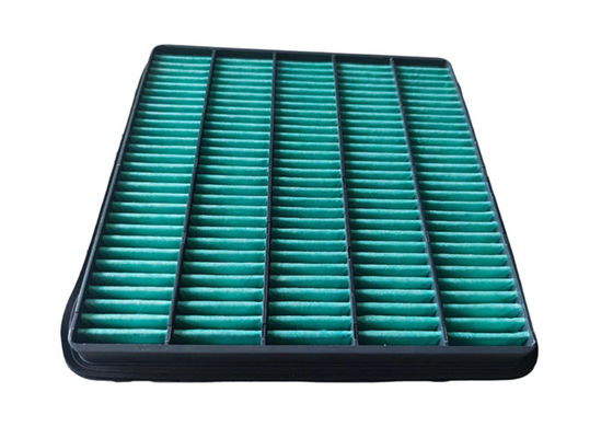 Filtre à air diesel 17801-51020 de tissu vert ou blanc de pp pour les voitures japonaises