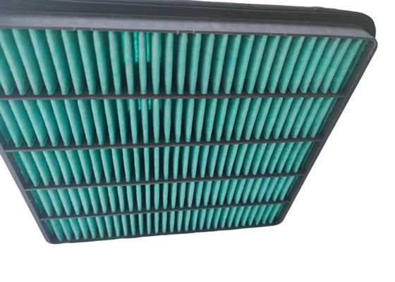Filtre à air diesel 17801-51020 de tissu vert ou blanc de pp pour les voitures japonaises